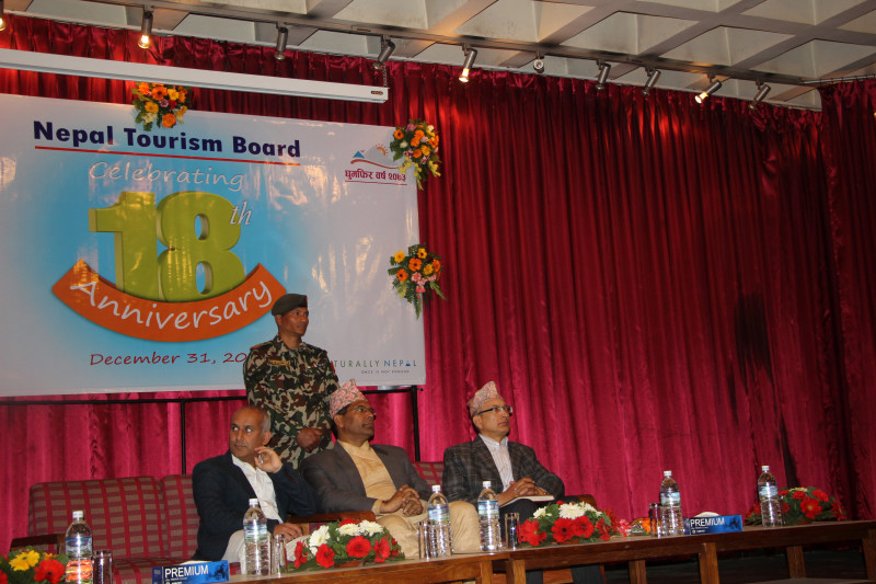 18th Anniversary Celebration of Nepal Tourism Board on 31 Dec 2016
