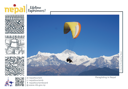 Paragliding in Nepal